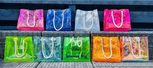Personalised pvc beach bag - personalised,