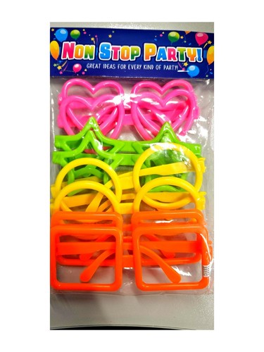 Neon party glasses - party,