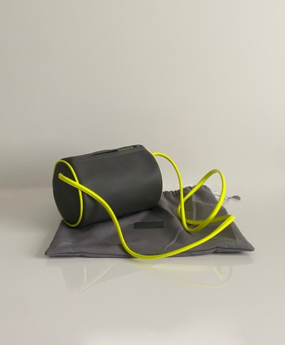 Lili radu small - grey, leather