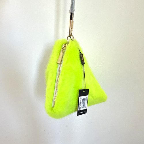 Jayley neon green faux fur - jayley,