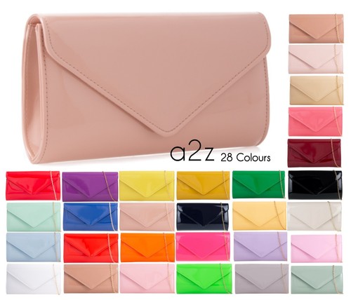 Women patent leather clutch - women's,