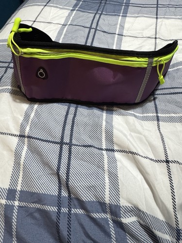 Purple neon yellow - yellow, running
