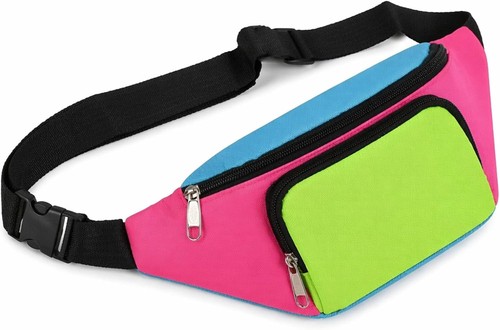 Retro neon bum bag - retro,