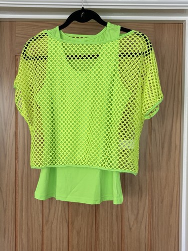 Brand new neon tea - bag, vest