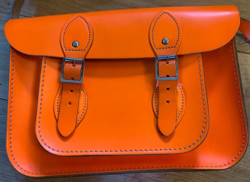 Inch neon orange leather - 11,