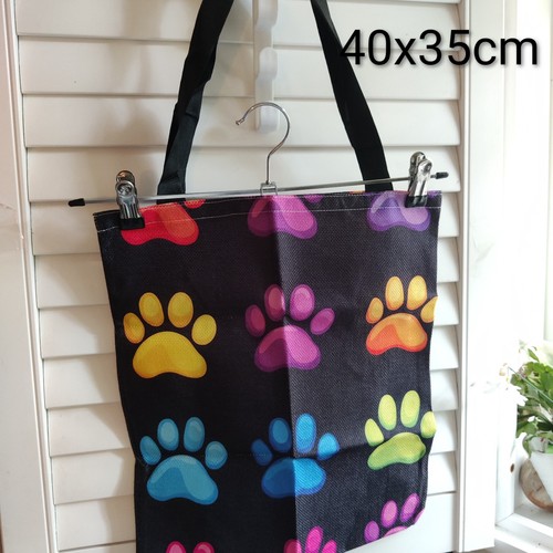 Neon pawprints durable