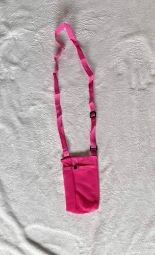 Hot pink mesh water bottle - hot, bag